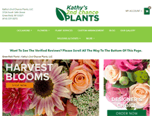 Tablet Screenshot of kathys2ndchanceplants.com